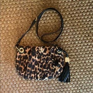 Vince Camuto Leopard Print Cross Body Bag